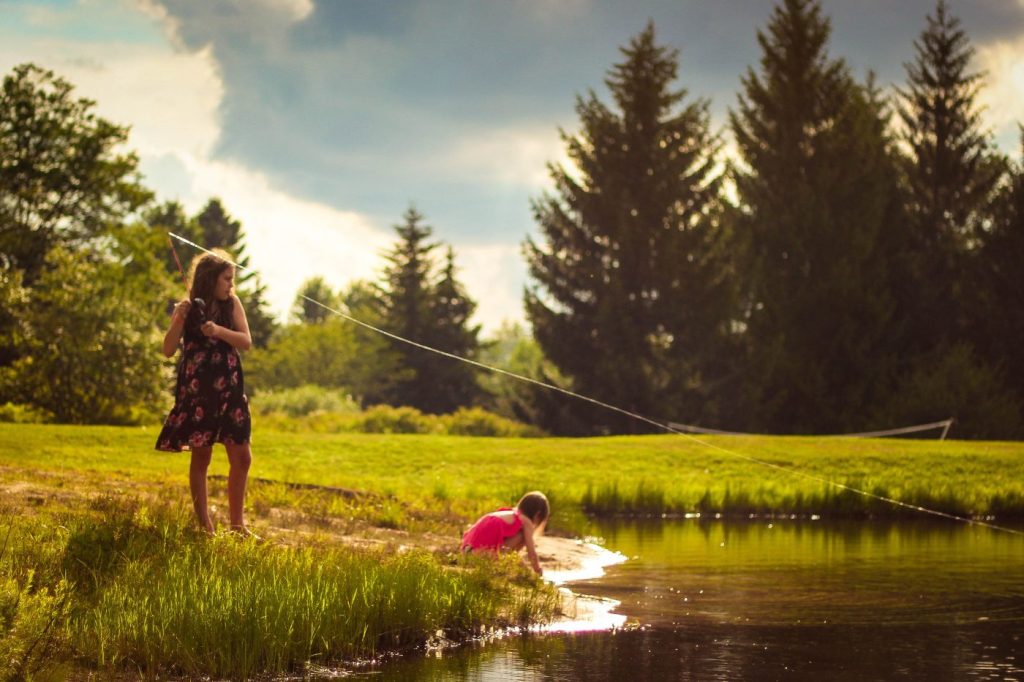 kids fishing fraser valley